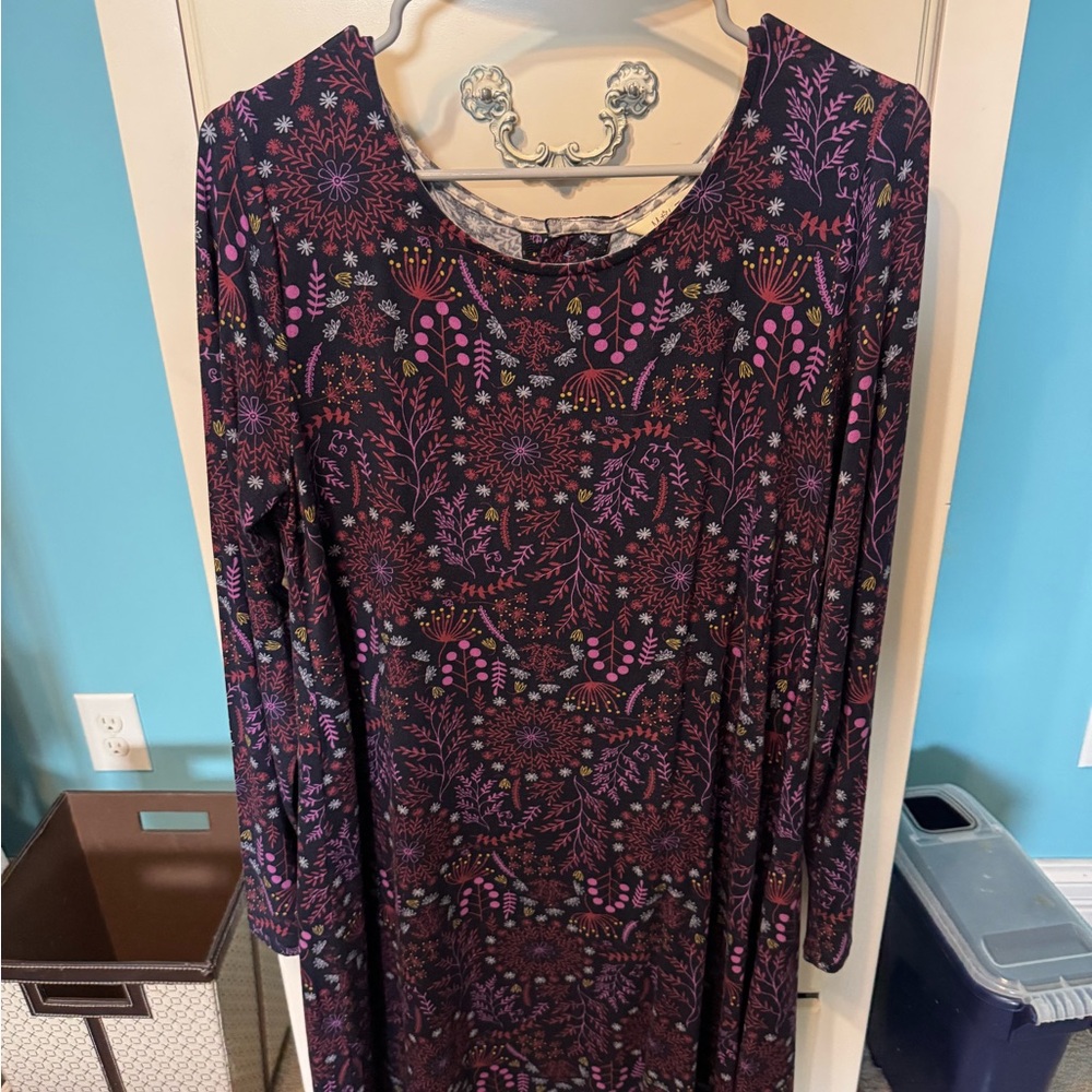 Floral Patterned Dress Matilda Jane - Purple and Pink